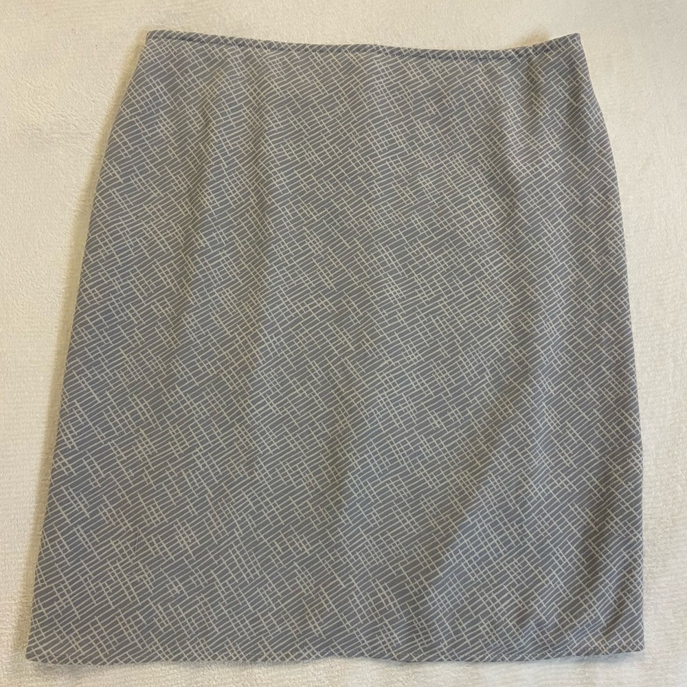 Worthington lined grey skirt size 16